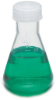 Flask, Erlenmeyer, polymethylpentene capacity 125 mL, 6/pk