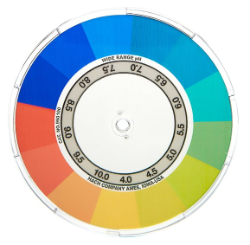 Diskový komparátor, dvoudílný, široký rozsah pH