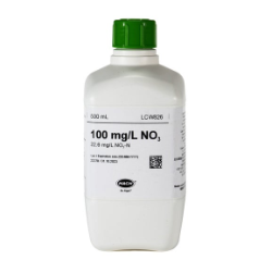 Standard dusičnanů, 100 mg/L NO₃ (22,6 mg/L NO₃-N), 500 mL