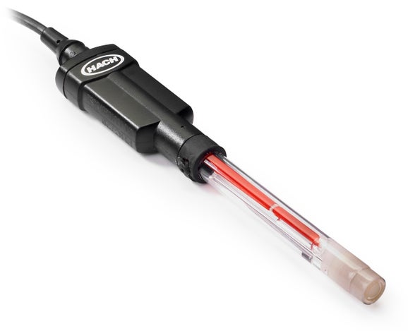 Intellical PHC729 laboratorní plnitelná skleněná pH elektroda Red Rod pro povrchová měření, 1m kabel