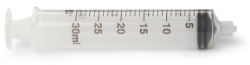 Stříkačka se špičkou typu luer-lock, 30 cm3