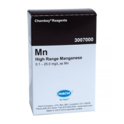 Reagencie Chemkey pro stanovení vysokého rozsahu manganu (balení po 25 kusech)