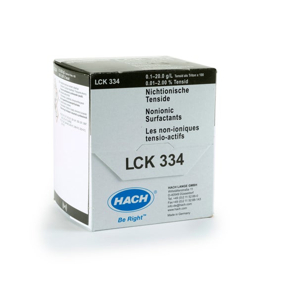 Kyvetový test pro stanovení neionogenních tenzidů 0,1-20 mg/L