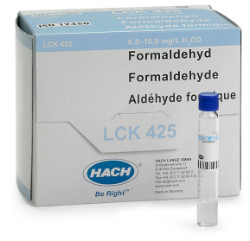Formaldehyd kyvetový test - ISO 12460, 0,5-10 mg/L H₂CO