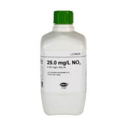 Dusičnany, standardní roztok, 25 mg/L NO₃ (5,65 mg/L NO₃-N), 500 mL