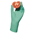 Lateks rukavice za jednokratnu upotrebu veličine 7 (M), bez pudera, zelene, 100 komada